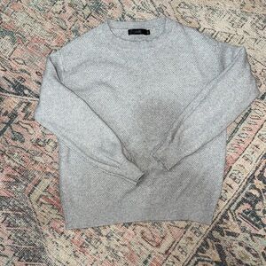 Classic Gray Crewneck Sweater